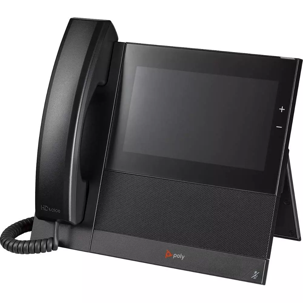polycom Desk Phone 178 mm (7 inch) Display Touchscreen Black, CCX 600