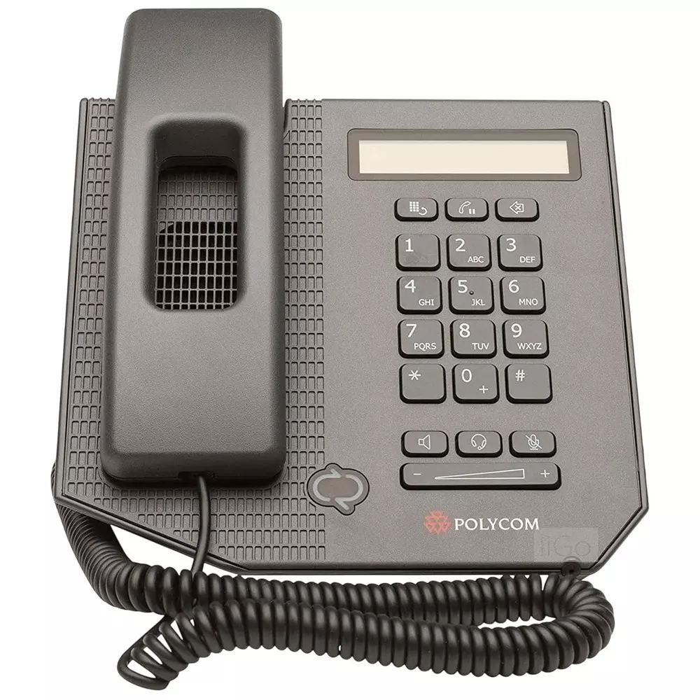 polycom Wired Desktop Phone Black with USB 2.0, Cx300