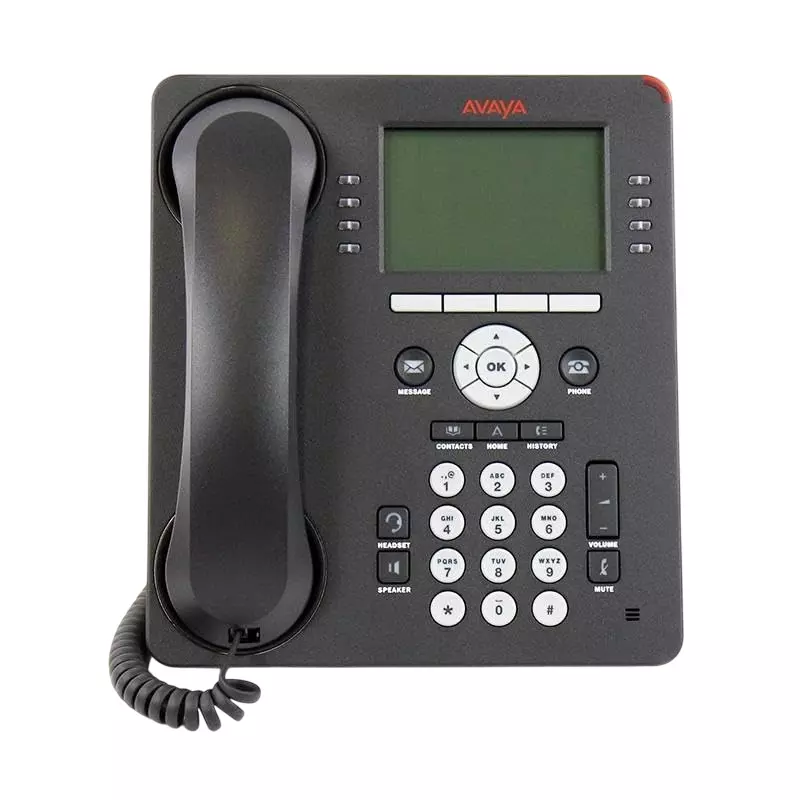 Avaya IP Telephone Wired Black Plastic for Home, Office & Hotels Use, 9608