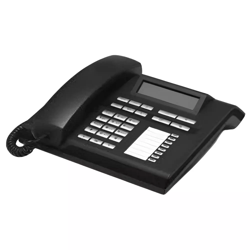 Siemens Landline Phone Black Color with LCD Display and 12 Keys, OpenStage 30T