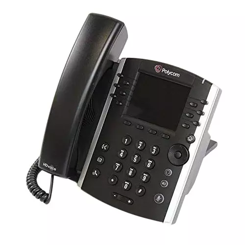 polycom Business-Class Voice Over IP Phone Black with 109 mm (4.3 inch) Screen Size, VVX 600