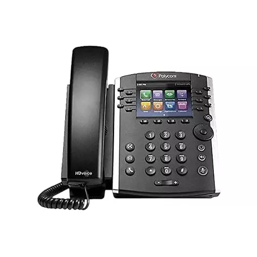 polycom Business-Class Voice Over IP Phone Black with 109 mm (4.3 inch) Screen Size, VVX 600