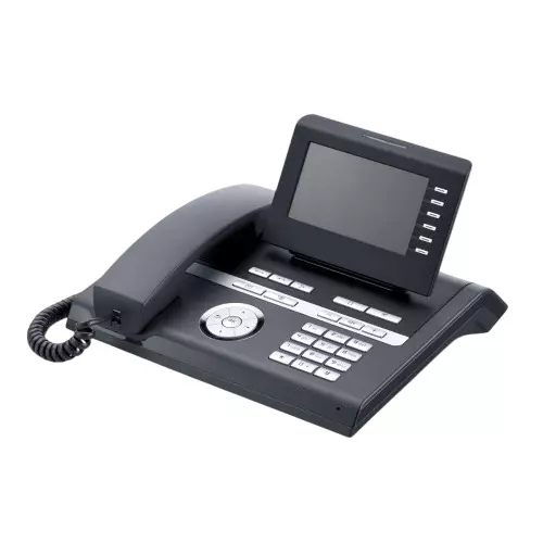 Siemens Landline Phone Black Color with LCD Display and 12 Keys, OpenStage 40T