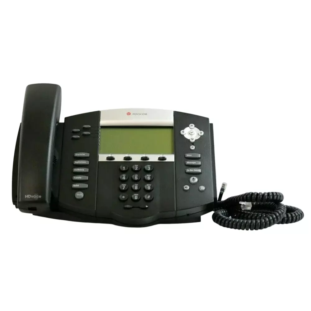 polycom Single Keypad Phone TFT Display Abs Plastic Black,650