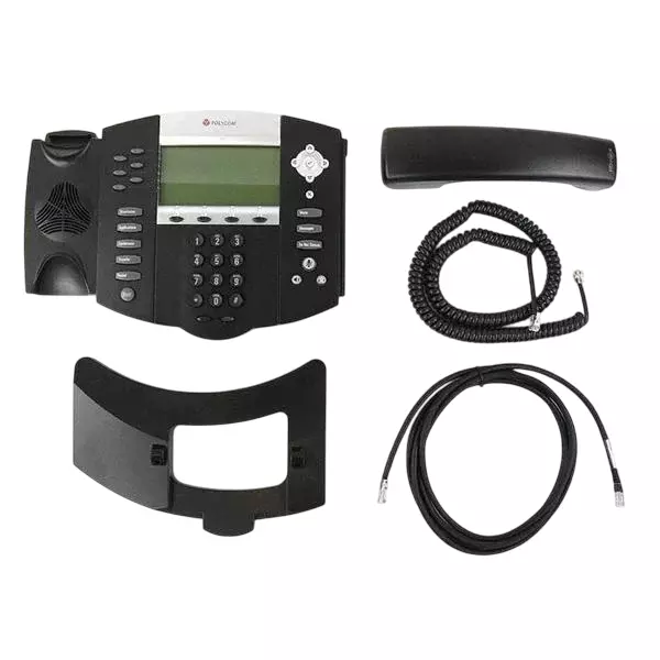 polycom Single Keypad Phone TFT Display Abs Plastic Black,650