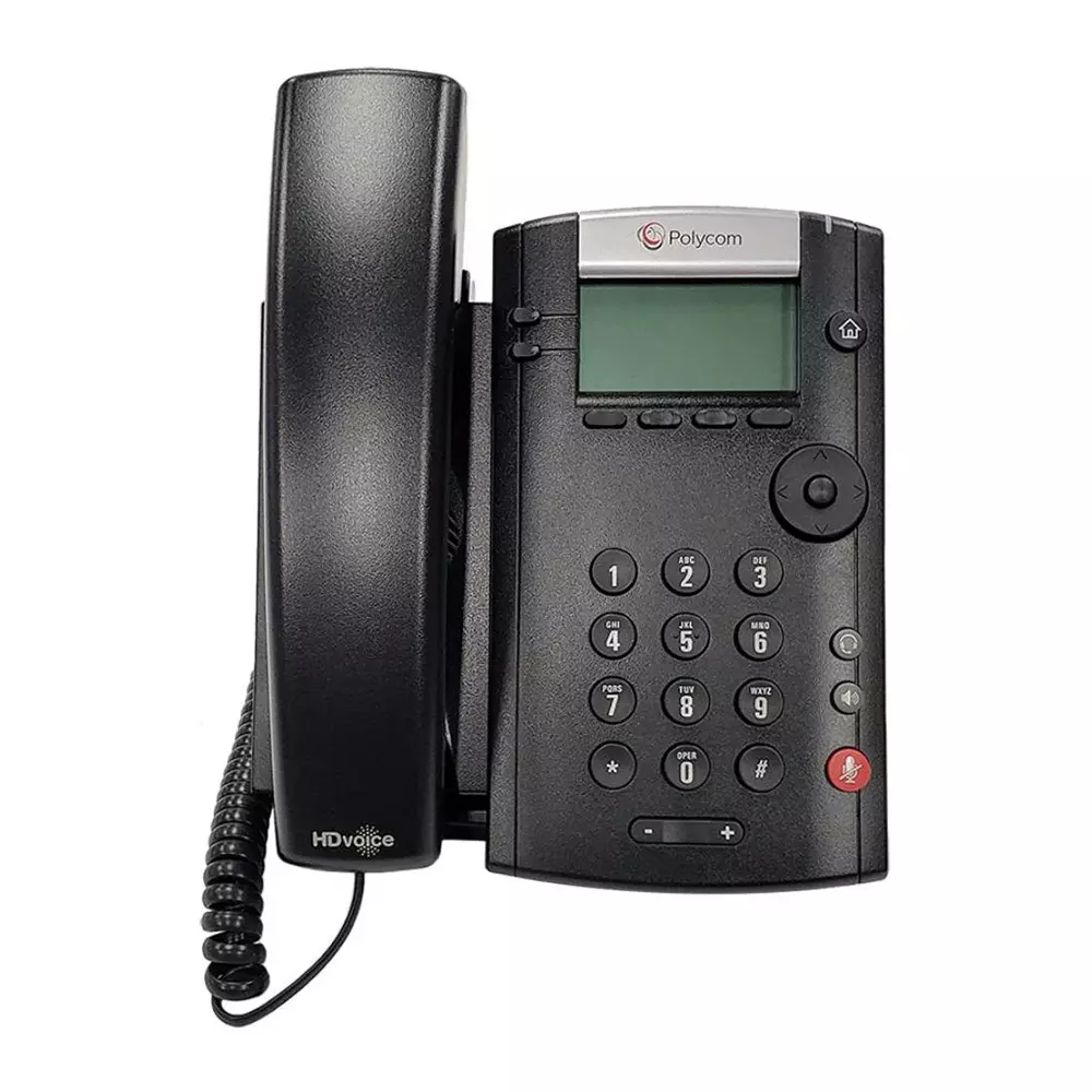 Polycom Digital IP Phone Corded Electric Wall & Desktop Mount for Home & Office Use, VVX 201