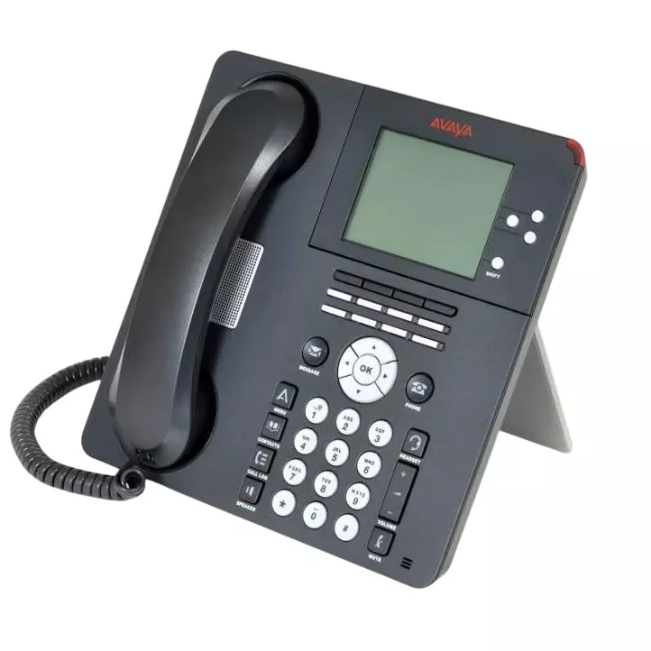 Avaya Digital IP TelePhone Wired Black Plastic Single Keypad for Home, Office & Hotels Use, 9650