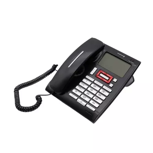 Funkwerk Analog Phone Black Wired Table Top Mount, M12