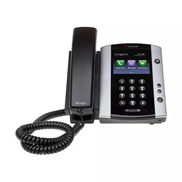 polycom Business Class Voice over IP Phone PoE Plastic Black with 9.2 inch(234 mm) Width, VVX501
