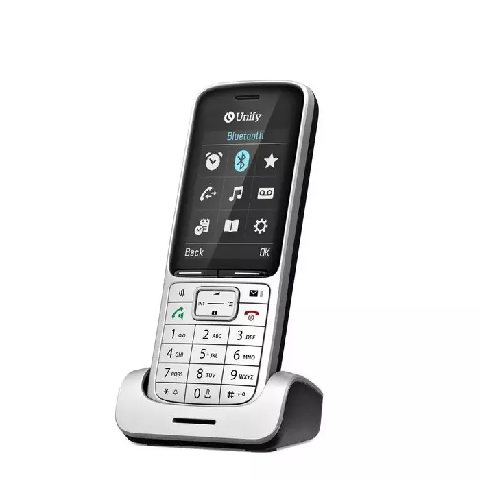 Unify DECT Phone Silver 12 Feature Keys TFT Color Display 750 mAh, OpenScape SL6