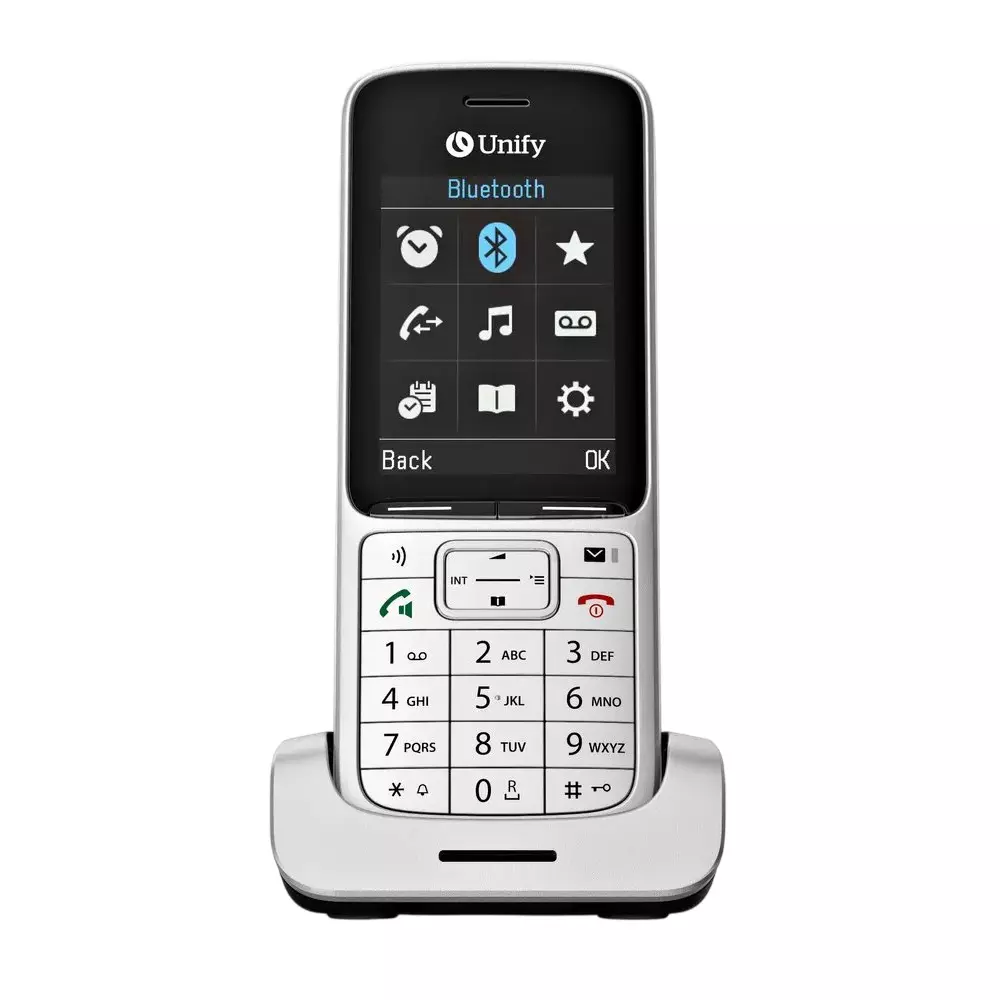 Unify DECT Phone Silver 12 Feature Keys TFT Color Display 750 mAh, OpenScape SL6