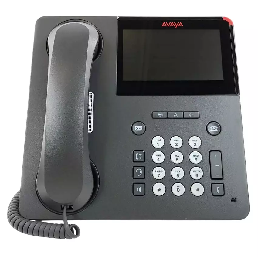 Avaya IP Telephone Wired Black ABS Single Keypad for Home, Office & Hotels Use, 9641GS