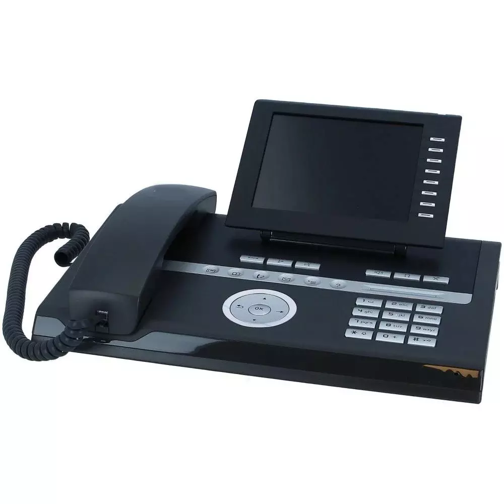 Siemens Landline Phone Black Color with LCD Display and 12 Keys, Openstage 60T