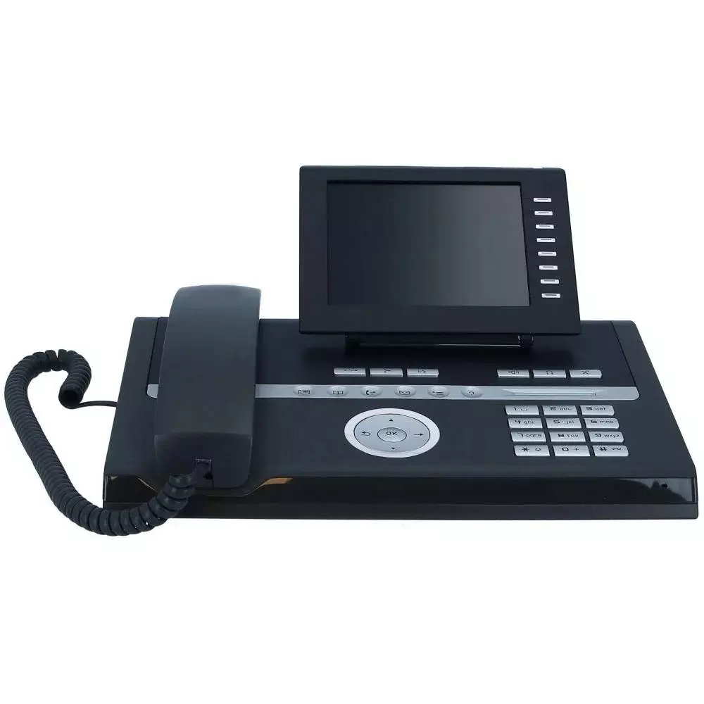 Siemens Landline Phone Black Color with LCD Display and 12 Keys, Openstage 60T