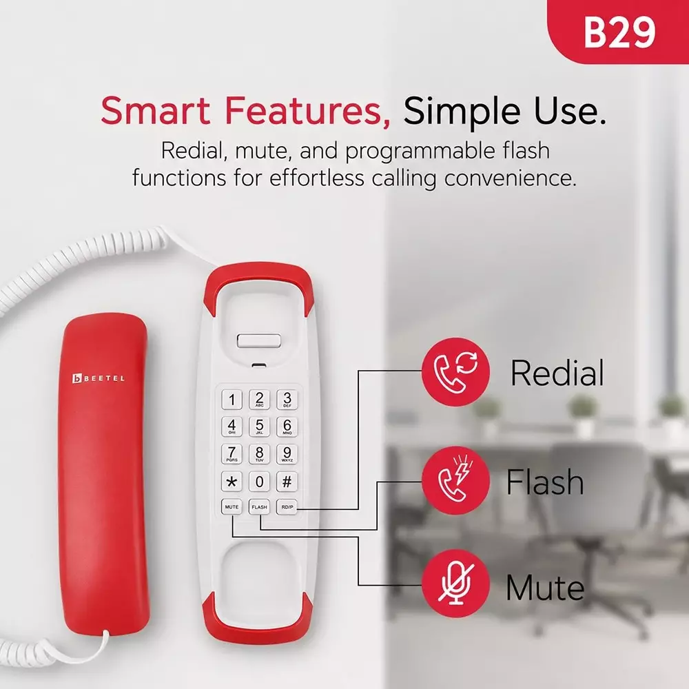 beetel-corded-landline-phone-single-line-operation-alphanumeric-keypad-abs-material-walldesk-mountable-red-white-b29