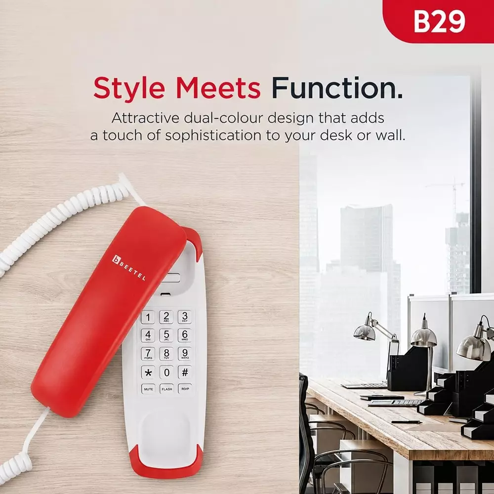 beetel-corded-landline-phone-single-line-operation-alphanumeric-keypad-abs-material-walldesk-mountable-red-white-b29