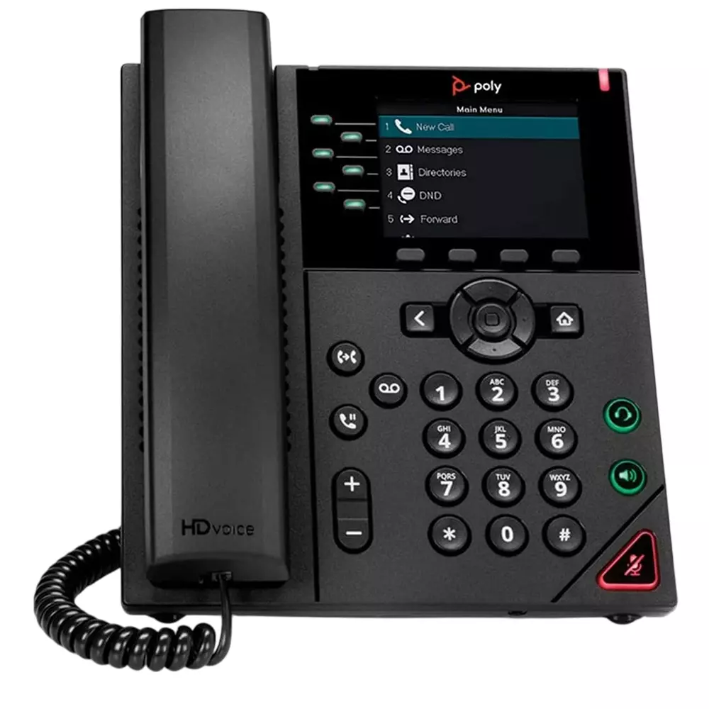 polycom Business IP Phone 206 mm (8.1 inch) Width Plastic Black, VVX 350