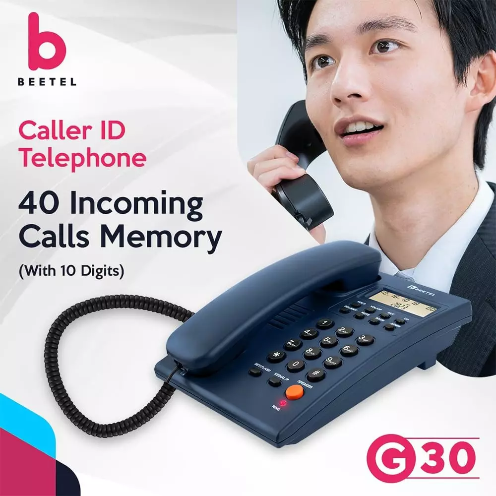 beetel-corded-landline-phone-single-line-operation-alphanumeric-keypad-plastic-material-walldesk-mountable-blue-g30
