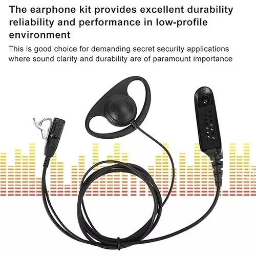 lrsa-gp328-gp338-gp340-d-shape-soft-headphone-earpiece-earphone-with-mic-for-walkie-talkie