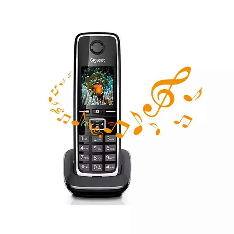 Gigaset Wireless Phone Black Table Top Mount, C530 IP