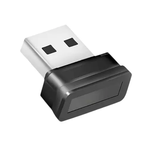 amiciSmart USB Fingerprint Reader Desktop Laptop Biometric Password-Free Login Windows 10/11 Compatible, 1xFGER-READER