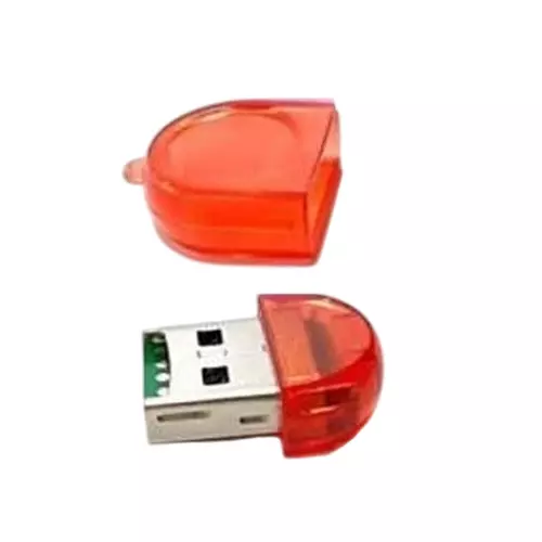 GENERIC Memory Card Reader 2.0 Plug and Play for High-Speed Data Transfer Red, MAC062