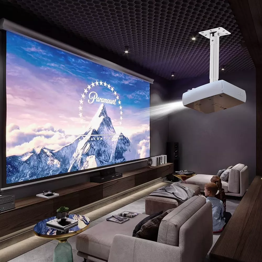 LOTA Universal Projector Ceiling Mount Bracket Stand Adjustable & Heavy-Duty 91.44 cm (3 Ft), MST-1231-LT