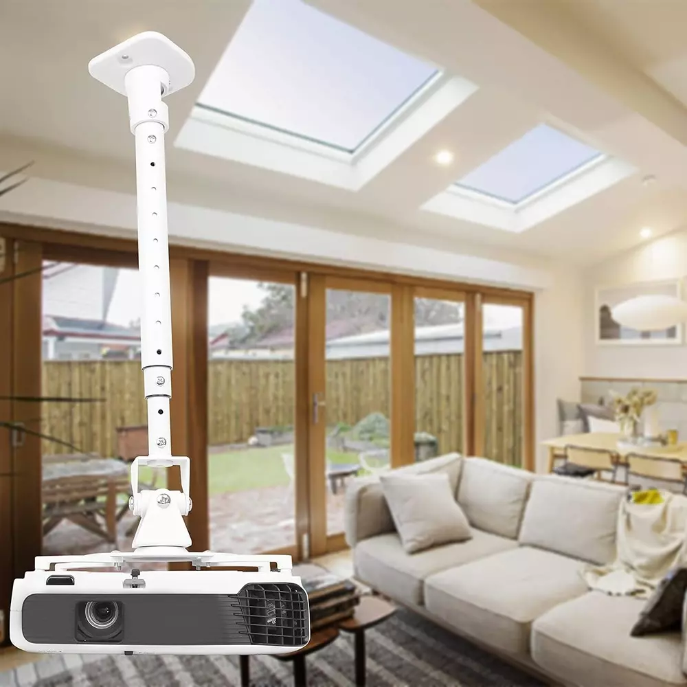 LOTA Universal Projector Ceiling Mount Bracket Stand Adjustable & Heavy-Duty 91.44 cm (3 Ft), MST-1231-LT