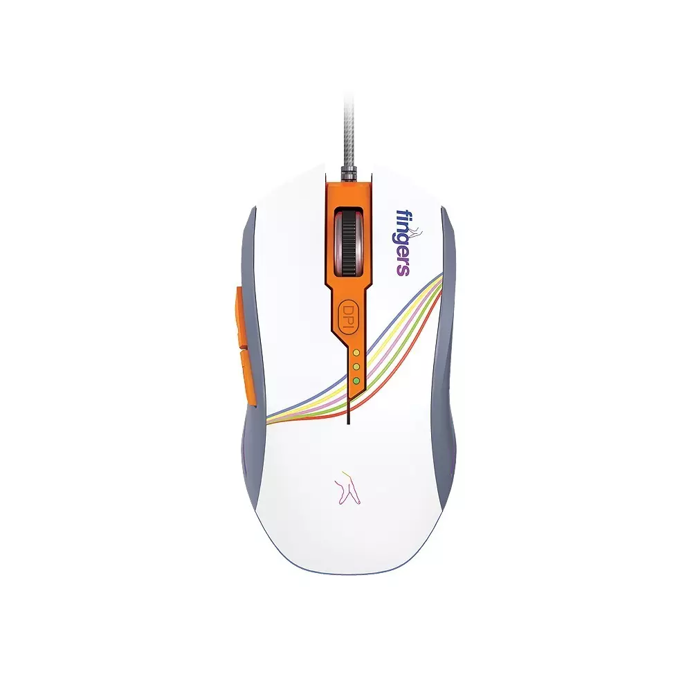 fingers-keyboard-mouse-combo-usb-port-interface-108-keys-12-media-keys-classic-white-orange-grey-accents-color-cubikcombo