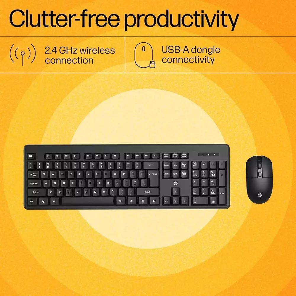 hp-wireless-keyboard-106-keys-and-3-button-mouse-combo-24-ghz-frequency-10-m-range-black-km200