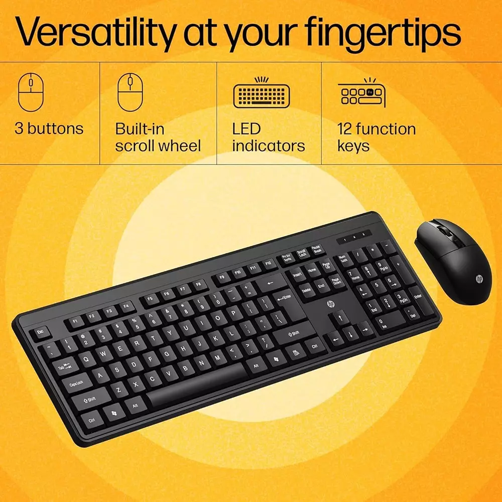 hp-wireless-keyboard-106-keys-and-3-button-mouse-combo-24-ghz-frequency-10-m-range-black-km200