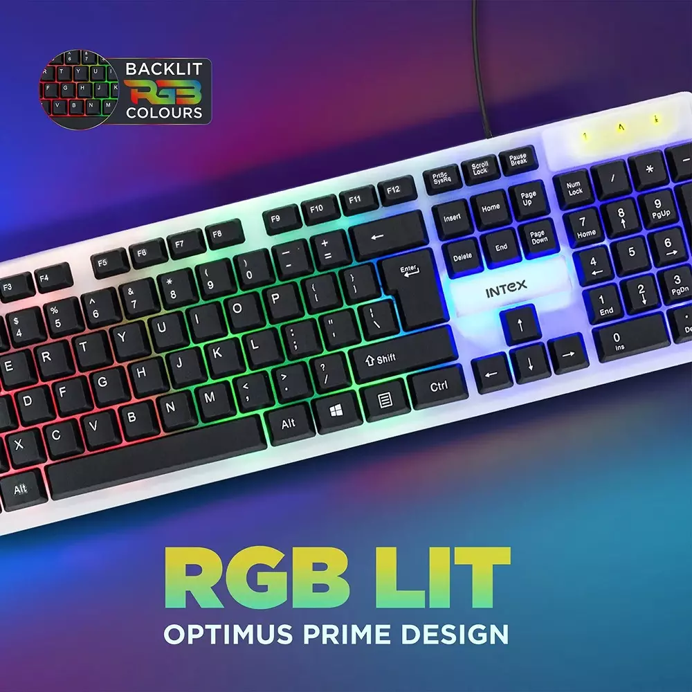 INTEX Wired USB Gaming Keyboard Black, IT-KB331