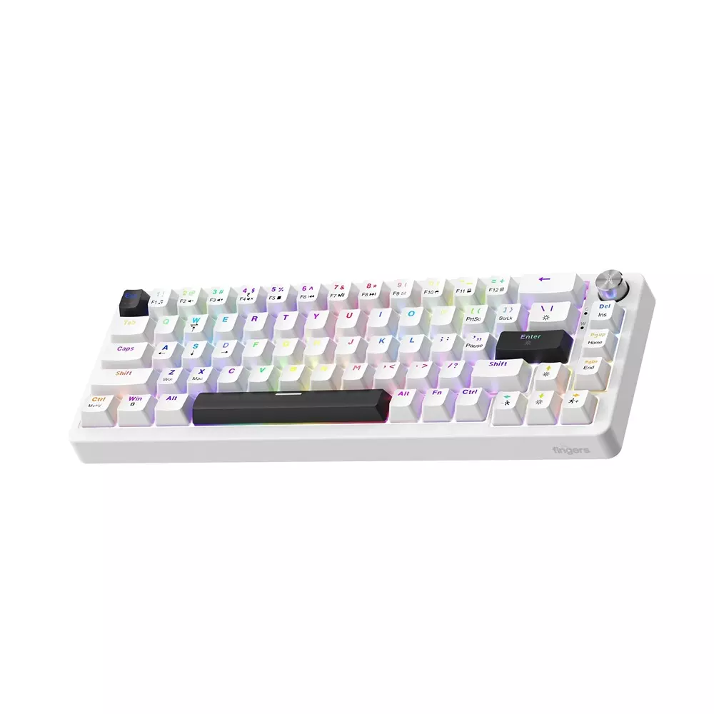 fingers-wired-keyboard-type-c-usb-interface-67-keys-1-knob-50-million-life-cycles-switch-life-range-crystal-white-color-savage-mk2