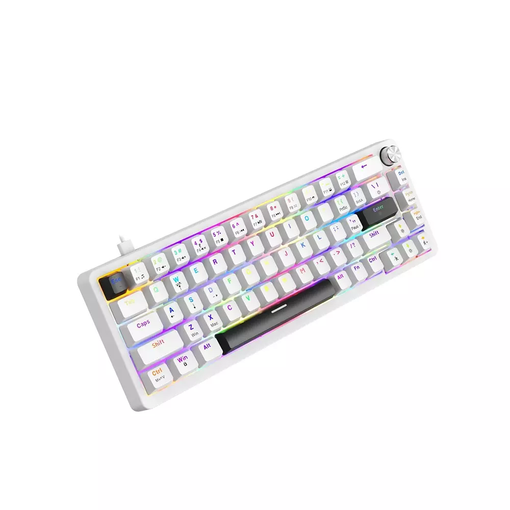 fingers-wired-keyboard-type-c-usb-interface-67-keys-1-knob-50-million-life-cycles-switch-life-range-crystal-white-color-savage-mk2
