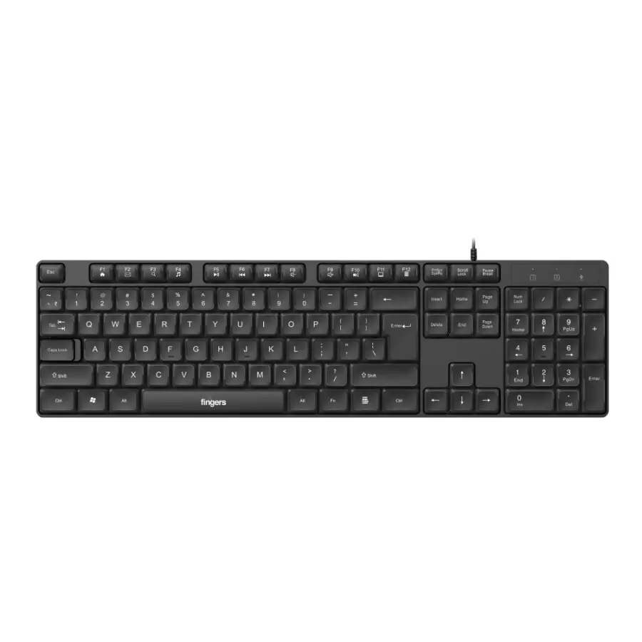 fingers-wired-keyboard-104-keys-15-m-cable-length-and-5-miliion-life-cycle-switch-life-in-rich-black-color-wonderclicks-k9