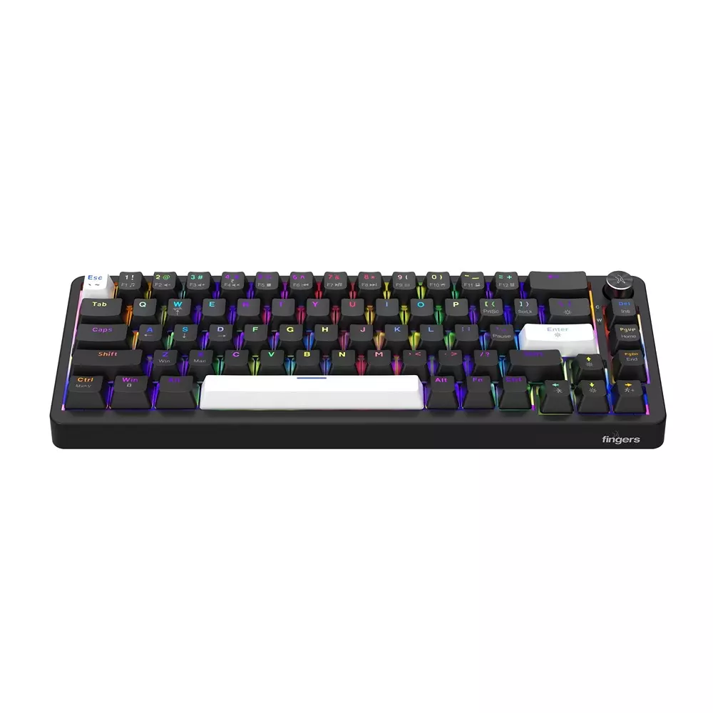 fingers-wired-keyboard-type-c-usb-interface-67-keys-1-knob-50-million-life-cycles-switch-life-jet-black-color-savage-mk2