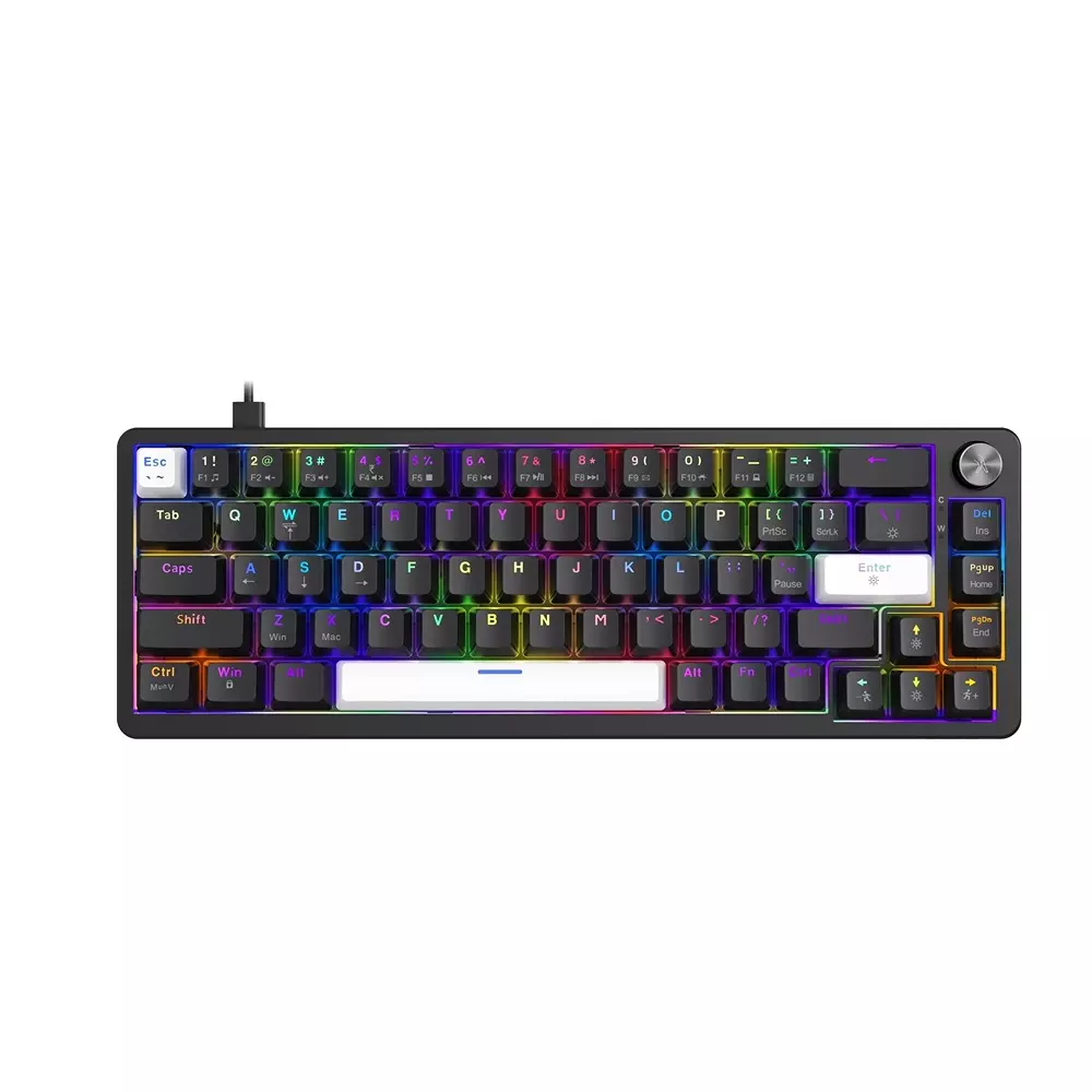 fingers-wired-keyboard-type-c-usb-interface-67-keys-1-knob-50-million-life-cycles-switch-life-jet-black-color-savage-mk2