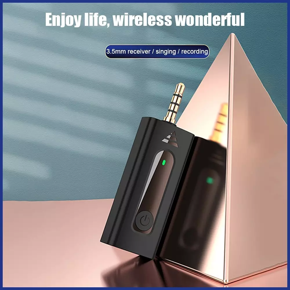 LEKATO Wireless Microphone Omni-directional Battery Powered 78 dB with Receiver, K-35