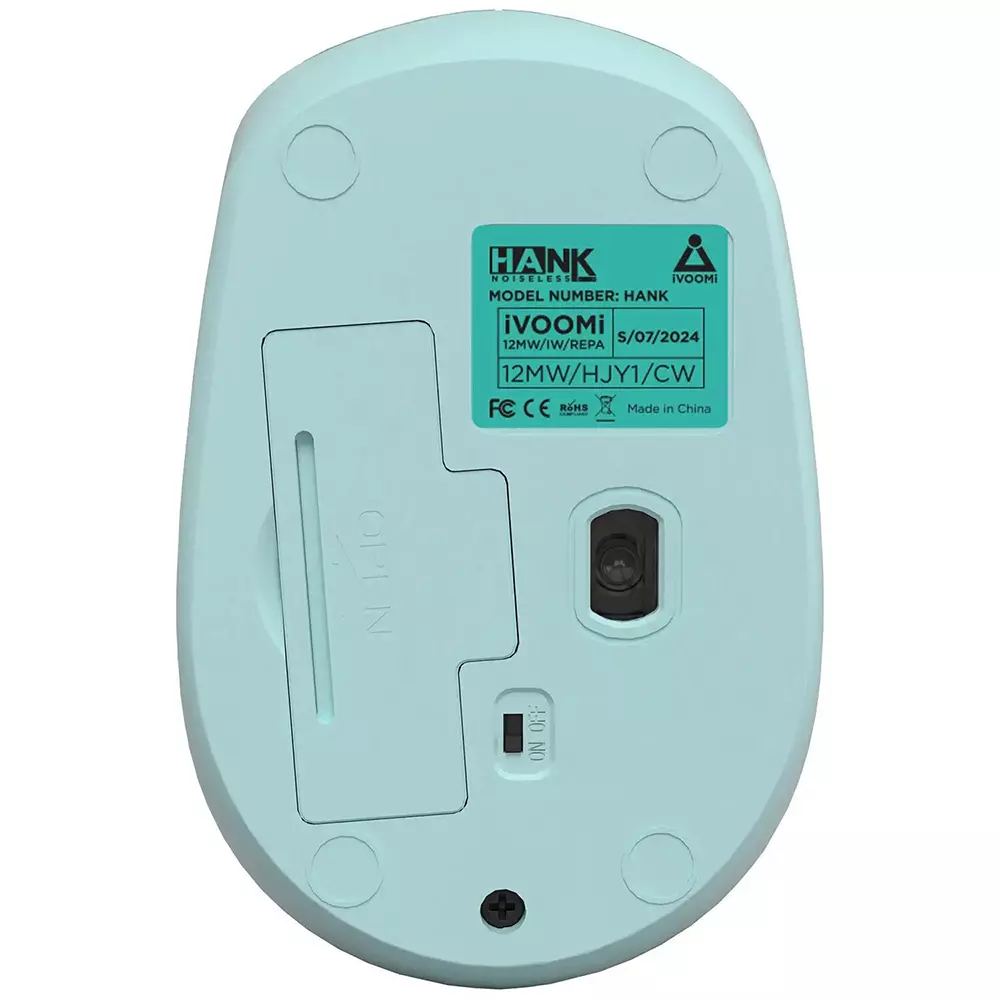 Ivoomi Hank Optical Gaming Mouse Green Wireless 2.4 GHz