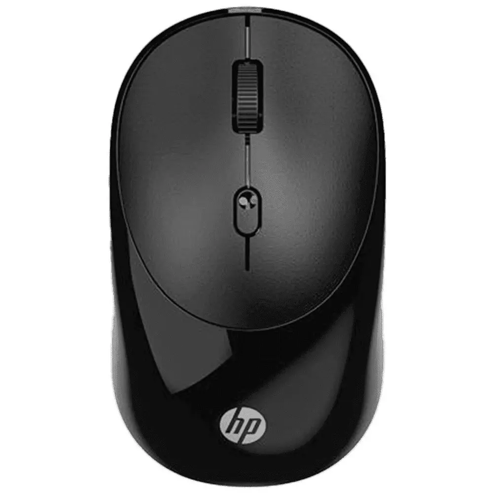 HP Wireless Mouse USB Interface 3 Buttons Up to 1200 DPI Optical Sensor Resolution Black, M090