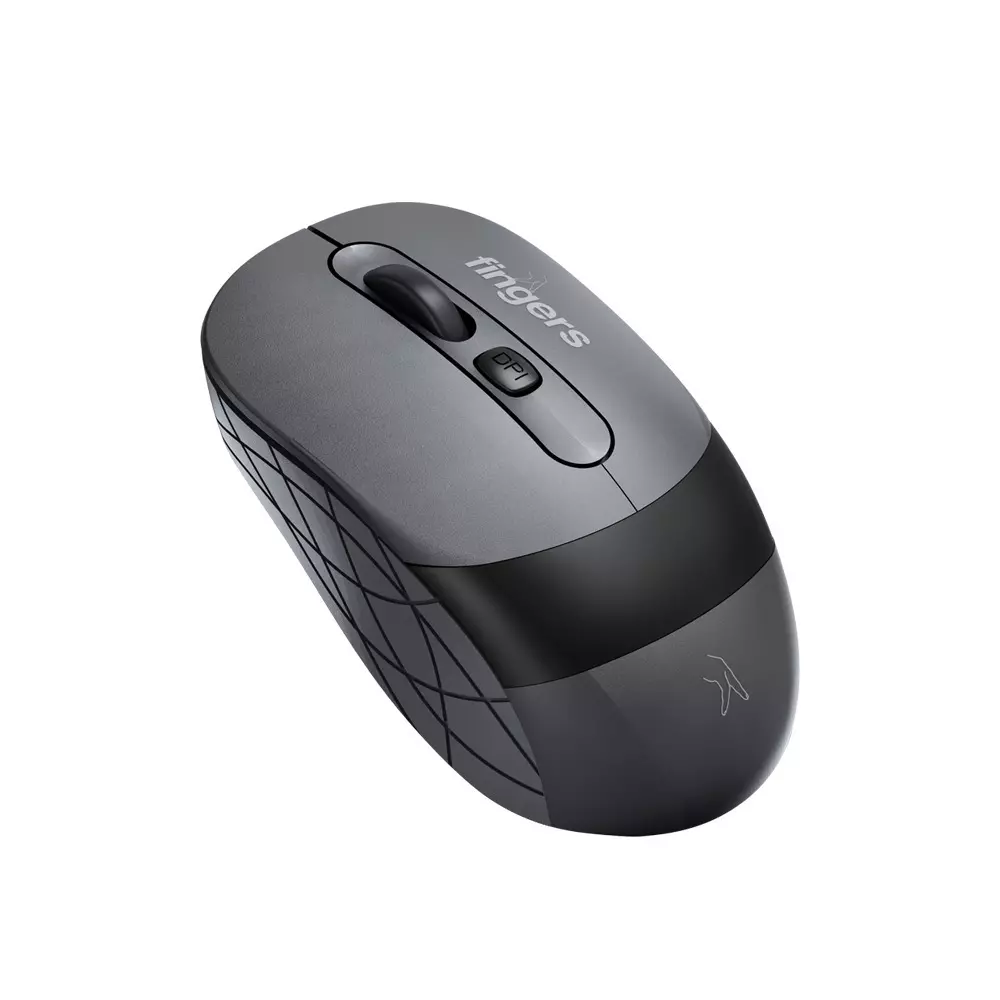 fingers-wireless-mouse-usb-interface-800--1200--1600-dpi-changeable-resolution-5-buttons-with-scroll-wheel-dark-grey-color-aerogrip-nova