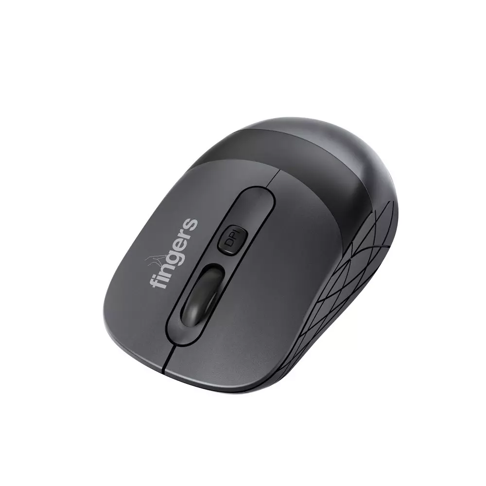 fingers-wireless-mouse-usb-interface-800--1200--1600-dpi-changeable-resolution-5-buttons-with-scroll-wheel-dark-grey-color-aerogrip-nova