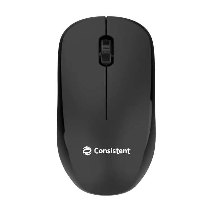 Consistent Speedoo Wireless Mouse 2 Button Black with 2.4 GHz USB Nano Receiver, MOW451