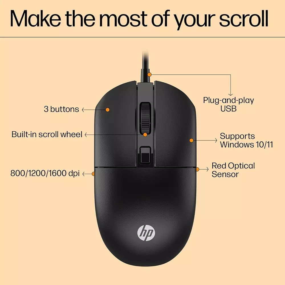 hp-wired-mouse-usb-interface-3-buttons-up-to-1600-dpi-optical-sensor-resolution-black-m070