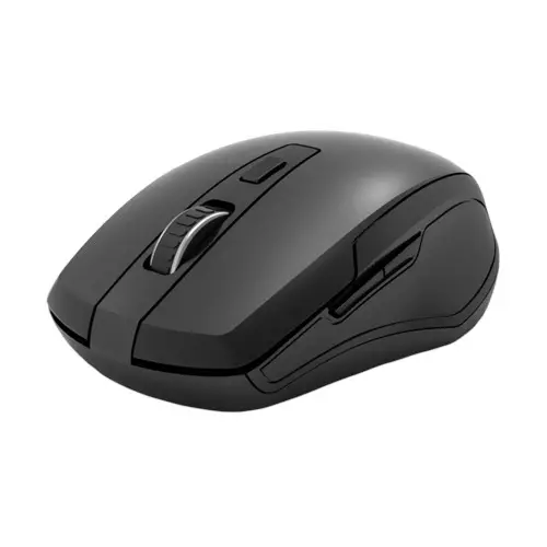 TVS Membrane Wireless Optical Mouse Black 2.4 GHz Wireless (USB Nano Receiver) 1200 / 1600 DPI, WM 416