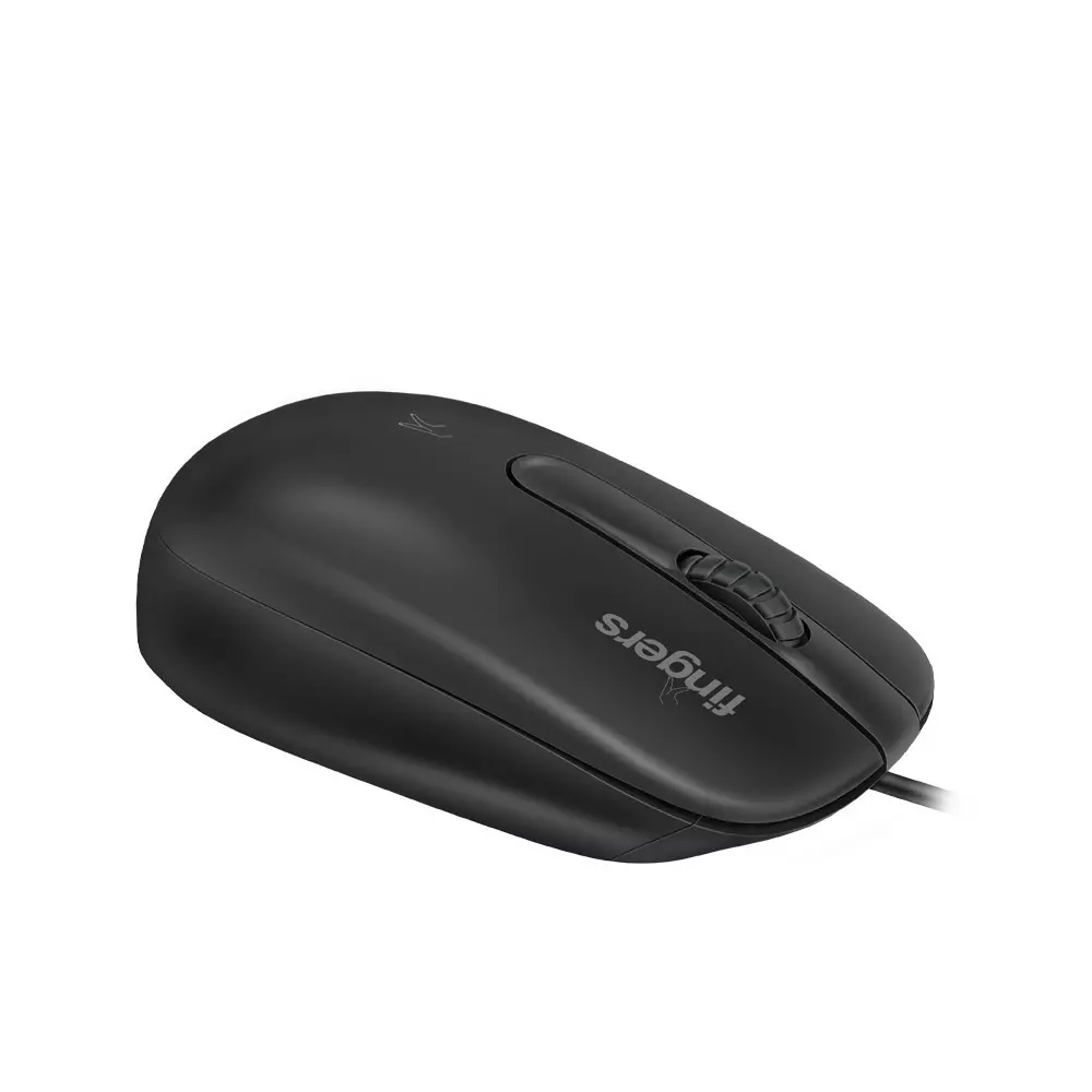 fingers-wired-mouse-usb-interface-1200-dpi-resolution-3-buttons-with-scroll-wheel-matte-black-color-masterhit