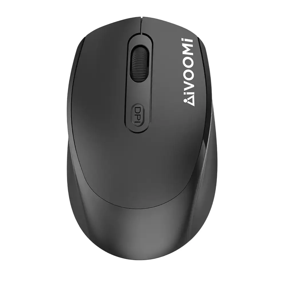 Ivoomi Hank Optical Mouse with Bluetooth Black Wireless (Pack of 5)