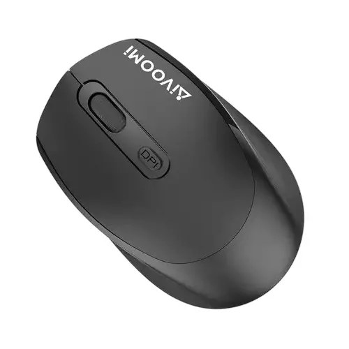 Ivoomi Hank Optical Mouse with Bluetooth Black Wireless (Pack of 5)