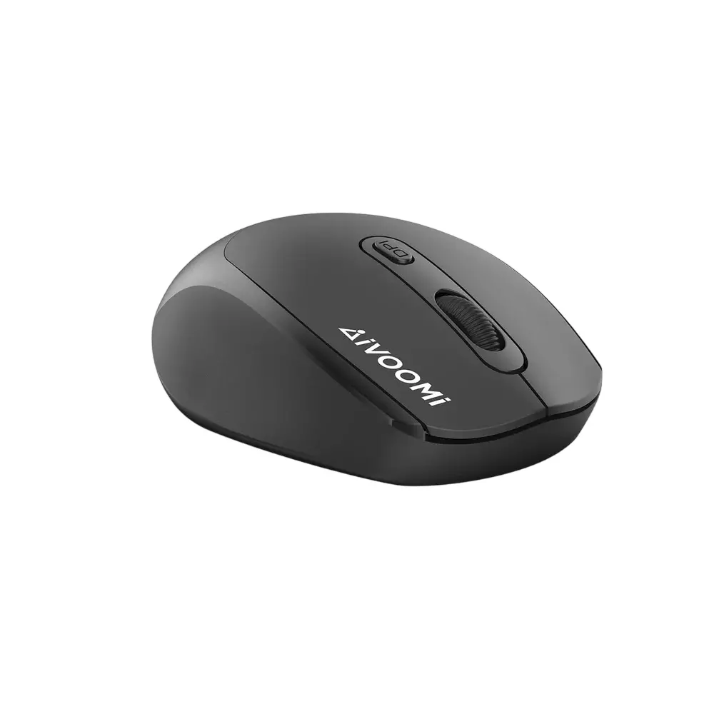Ivoomi Hank Optical Mouse with Bluetooth Black Wireless (Pack of 5)
