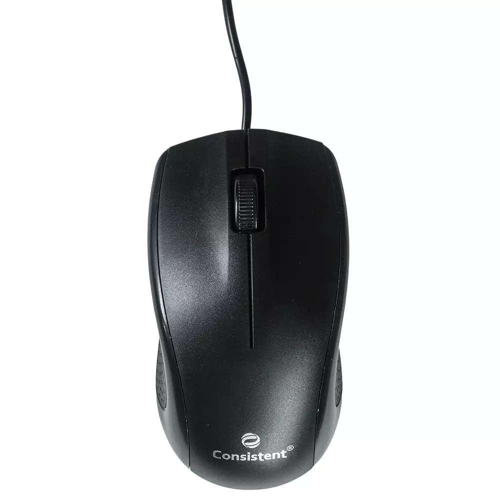 Consistent Pulse Wired Mouse 1000-1200 DPI Ergonomic Design with Optical Sensor, CTM0402